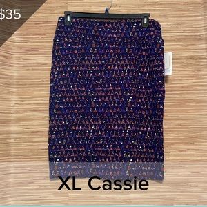 LuLaRoe Cassie skirt NWT